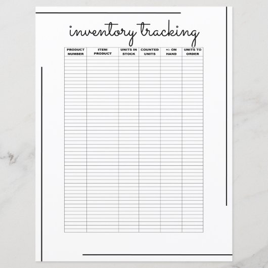 ホワイトブラック縁どスクリプトロゴインベントリ追跡 (正面)