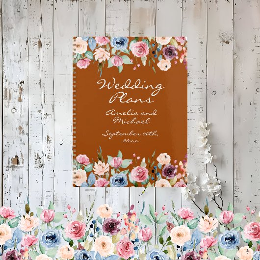 ホワイトブラッシュローゼテラコッタウェディングプランナー プランナー手帳