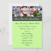 ホワイトブラッズフローラ結婚式招待状 招待状 (正面)