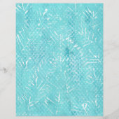 ホワイトブランチティール(緑がかった色)スクラップブック紙 (裏面)