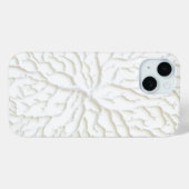 ホワイトブランチテクスチャーiPhoneケースミニマルデザイン Case-Mate iPhoneケース (裏面 (横))