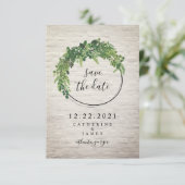 ホワイトブリックにインスパイアされたボタニカル・セーブ・ザ・デート セーブザデート (スタンド正面)