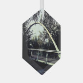 ホワイトブリッジ ガラスオーナメント (正面右)