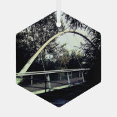 ホワイトブリッジ ガラスオーナメント (裏面)