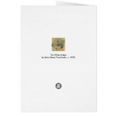 ホワイトブリッジbyトータックマン、ヴィンテージ印象派 (裏面)