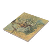 ホワイトブリッジbyトータックマン、ヴィンテージ印象派 タイル (側面)