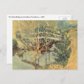 ホワイトブリッジbyトータックマン、ヴィンテージ印象派 ポストカード (正面/裏面)