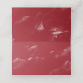 ホワイトブルゴーディオーキッド結婚ズ座席表 プレイスカード (内部開封)