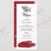 ホワイトブルゴーニュ結婚ー蘭 メニュー (正面/裏面)