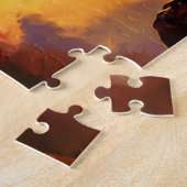 ホワイトブルテリア ジグソーパズル (側面)