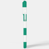 ホワイトブルーとグリーンのいかりの重量 Case-Mate iPhoneケース (裏面 / 左)