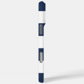 ホワイトブルーとレッドいかりの重量 Case-Mate iPhoneケース (裏面 / 右)