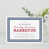 ホワイトブルーとレッドジンジャムファミリー懇親会バーベキュー 招待状 (スタンド正面)