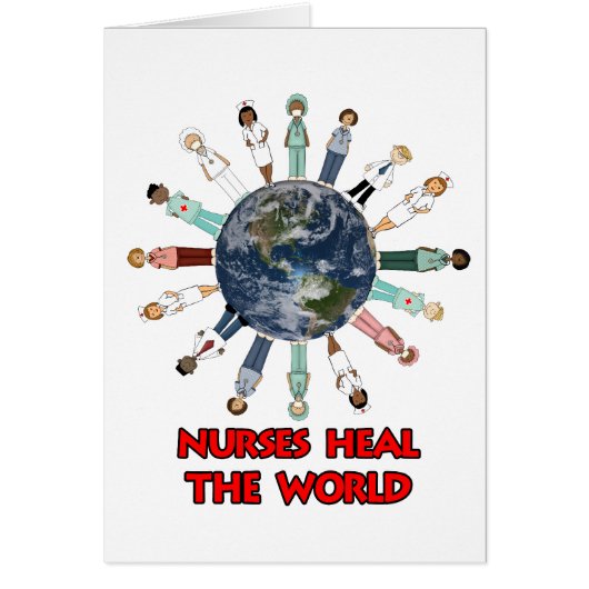 ホワイトブルーアンドレッドワールドナース (正面)