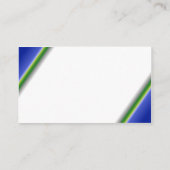 ホワイトブルーグリーン名刺 名刺 (裏面)