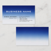 ホワイトブルーコンテンポラリーコンサルタント 名刺 (正面/裏面)