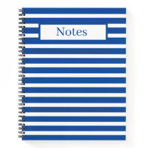 ホワイトブルーストライプパーソナライズされた