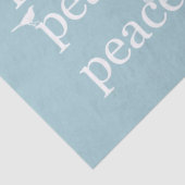 ホワイトブルーピース感動的引用文の鳥 薄葉紙 (詳細)