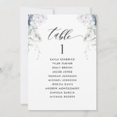 ホワイトブルーフローラシーティングプランカード（ゲスト名あり） (裏面)