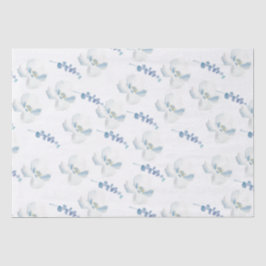 ホワイトブルーフローラユーカリ 薄葉紙