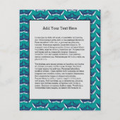 ホワイトブルーホエールシーアニマルグリーン海マリーン チラシ (正面)