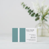 ホワイトブルーモダンコンサルタント 名刺 (スタンド正面)