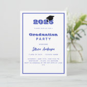 ホワイトブルー卒業パーティー2025 招待状 (スタンド正面)