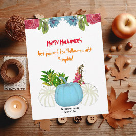 ホワイトブルー秋カボチャ水カラーフローラ緑