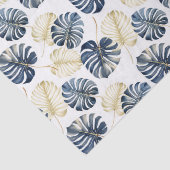 ホワイトブルー金ゴールド熱帯離れ 薄葉紙 (詳細)