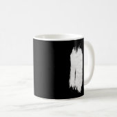 ホワイトブレーズアパラチアのトレイルミニマリストハイキング コーヒーマグカップ (正面右)