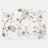 ホワイトブロッサムラッピング紙 ラッピングペーパーシート (正面3)