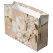 「ホワイトブロッサム抱き枕」 ラージペーパーバッグ (裏面アングル)