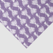 ホワイトブーケオンラベンダー 薄葉紙 (詳細)