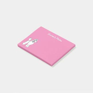 ホワイトプカスタムードルPost-it®ノート4インチx 3インチ ポストイット