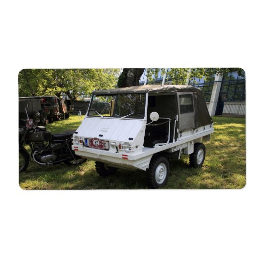 ホワイトプチハフリンガー ラベル (正面)