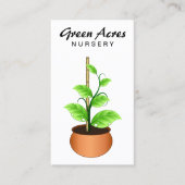ホワイトプラント子供部屋名刺テンプレート 名刺 (正面)