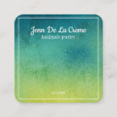 ホワイトプリントジュエルトーンジュエリーディスプレイ コーリングカード (正面)