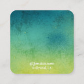 ホワイトプリントジュエルトーンジュエリーディスプレイ コーリングカード (裏面)