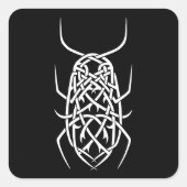 ホワイトプリントスクエアシール スクエアシール (正面)