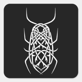 ホワイトプリントスクエアシール スクエアシール