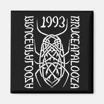 ホワイトプリントスクエアマグネット