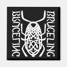 ホワイトプリントスクエアマグネット