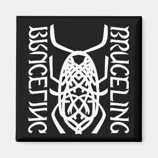 ホワイトプリントスクエアマグネット マグネット