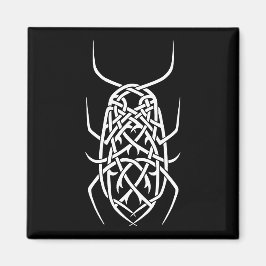 ホワイトプリントスクエアマグネット マグネット