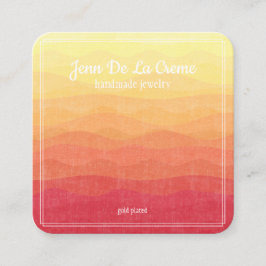 ホワイトプリントデザートスキージュエリーディスプレイ コーリングカード