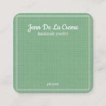 ホワイトプリントミントグリーンジュエリーディスプレイ