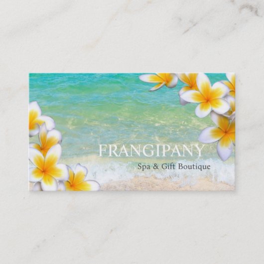 ホワイトプルメリアビーチスパリゾートブティックB&B 名刺 (正面)