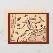 ホワイトプレインズ ニューヨーク ヴィンテージ ポストカード (正面/裏面)