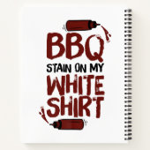 ホワイトプレミアムのBBQステイン ノートブック (裏面)