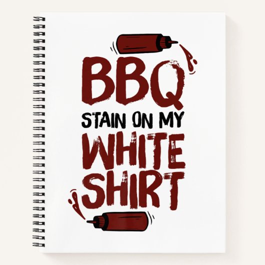 ホワイトプレミアムのBBQステイン ノートブック (正面)